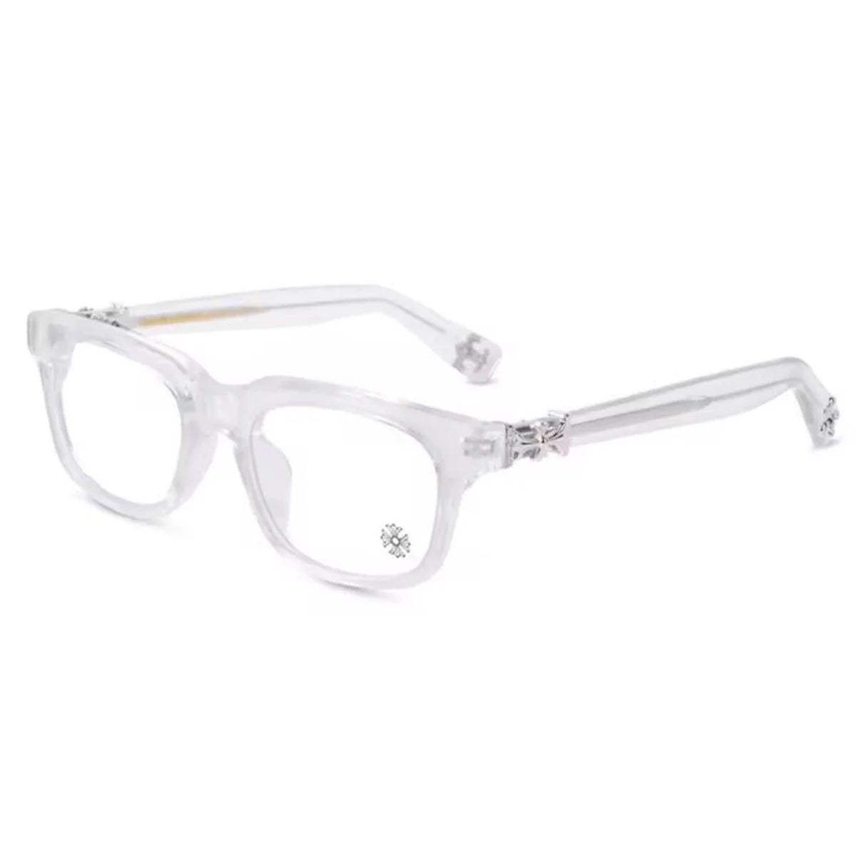 Chrome heart glasses