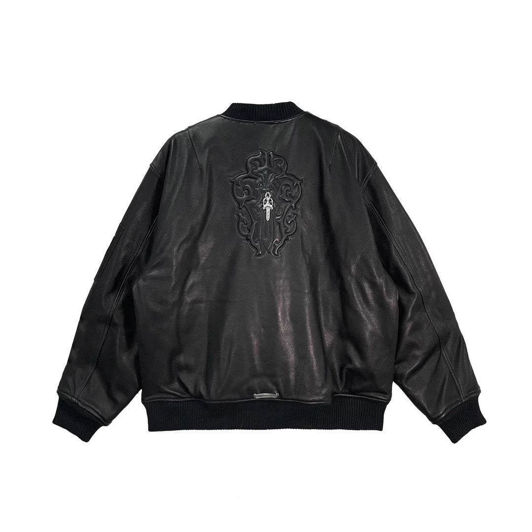 Chrome hearts “black silver dagger” jacket