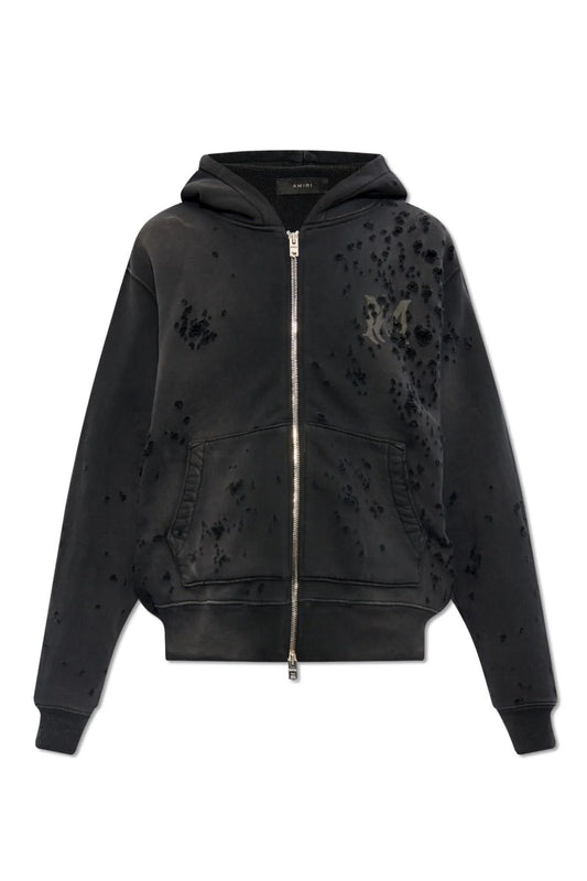 Amiri men’s distressed hoodie
