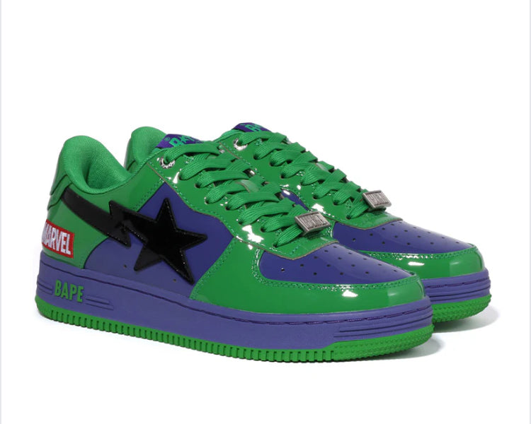 Bape X marvel shoes